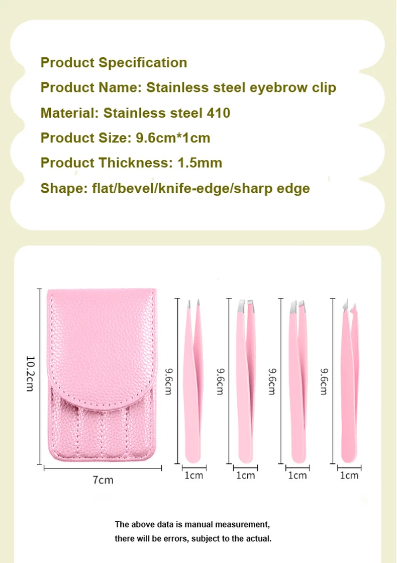 Professional Stainless Steel Tweezers Set 3 Professional Stainless Steel Tweezers Set 3